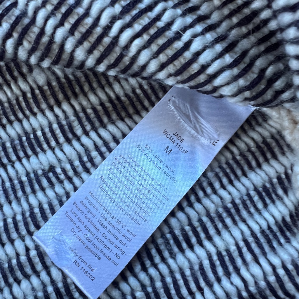 Zadig & Voltaire Jada Jumper Sweater Dress Knit Striped — image 5 of 7